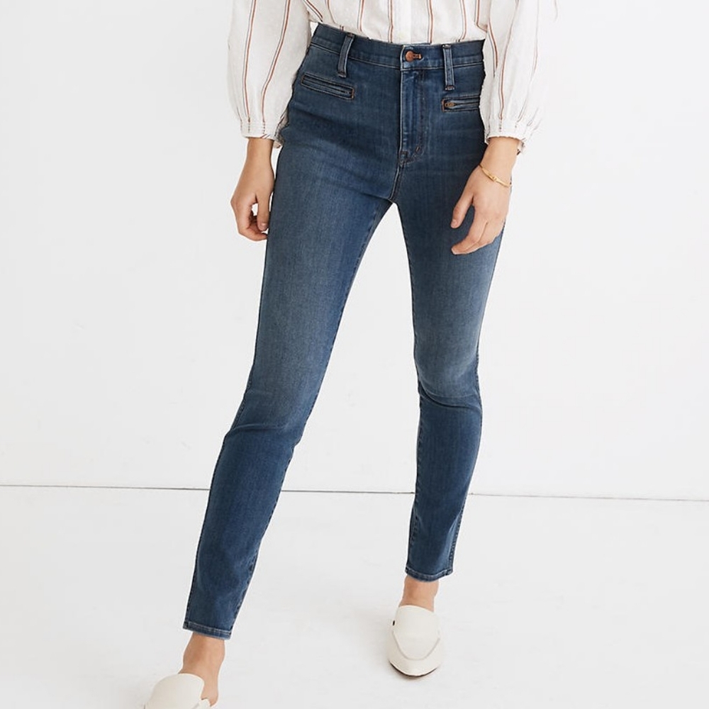 Madewell High-Rise Zip Pocket Roadtripper Jegging